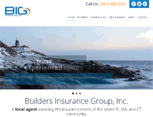 Tablet Screenshot of builderinsgroup.com